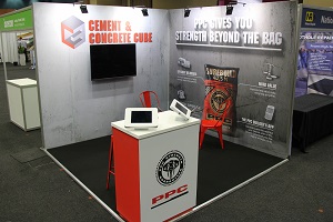 Exhibition Stands: PPC, IMESA Durban 2014